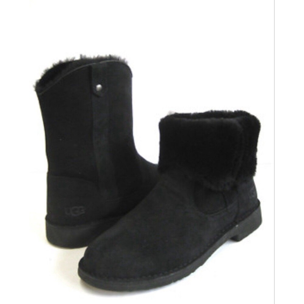 Women’s UGG Larker Boots Black Suede Size US 9/ UK 7 / EU 40